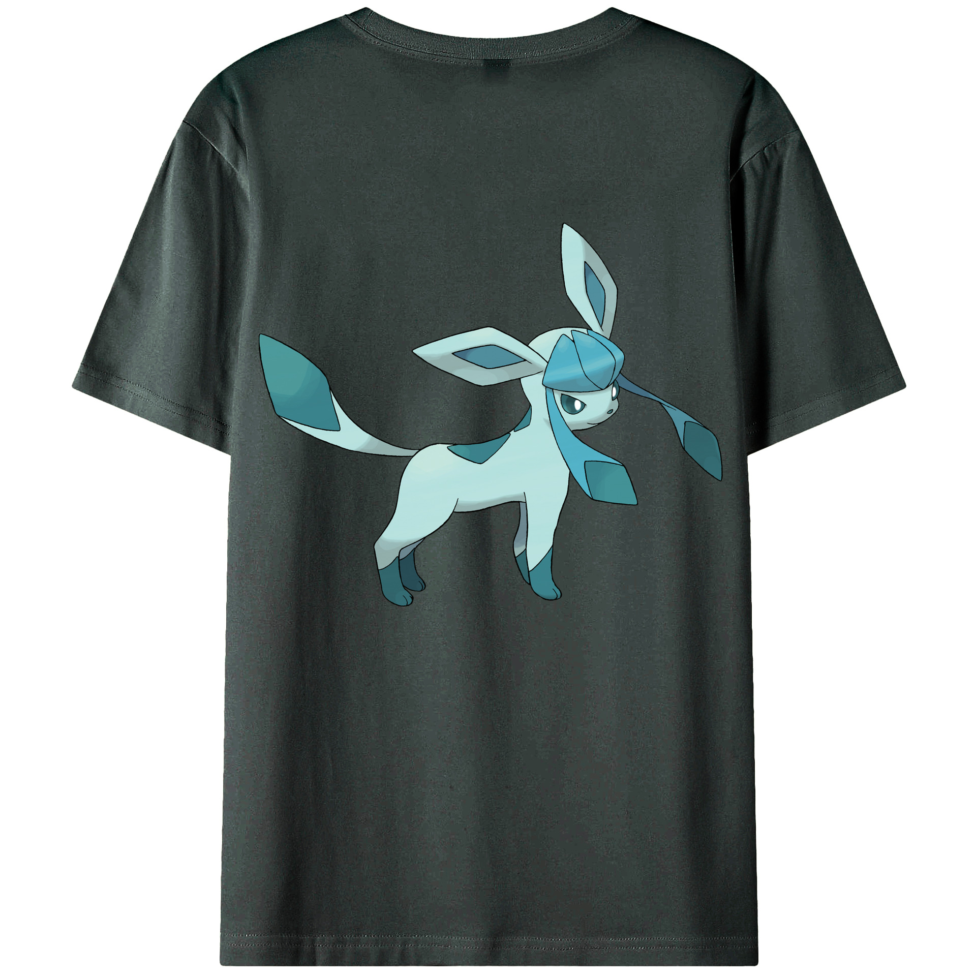 （画像用） ポケットモンスター Pokémon 綿100％ メンズ半袖Tシャツ（バックプリント） 通気性